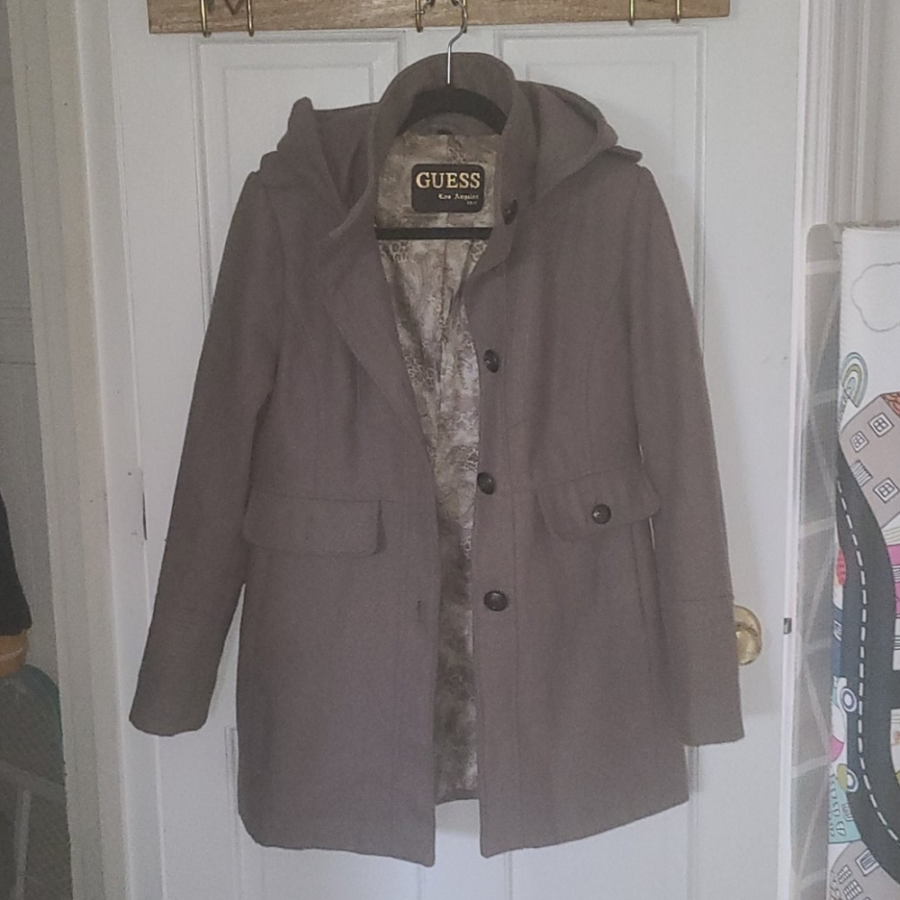 Guess womens jacket taupe